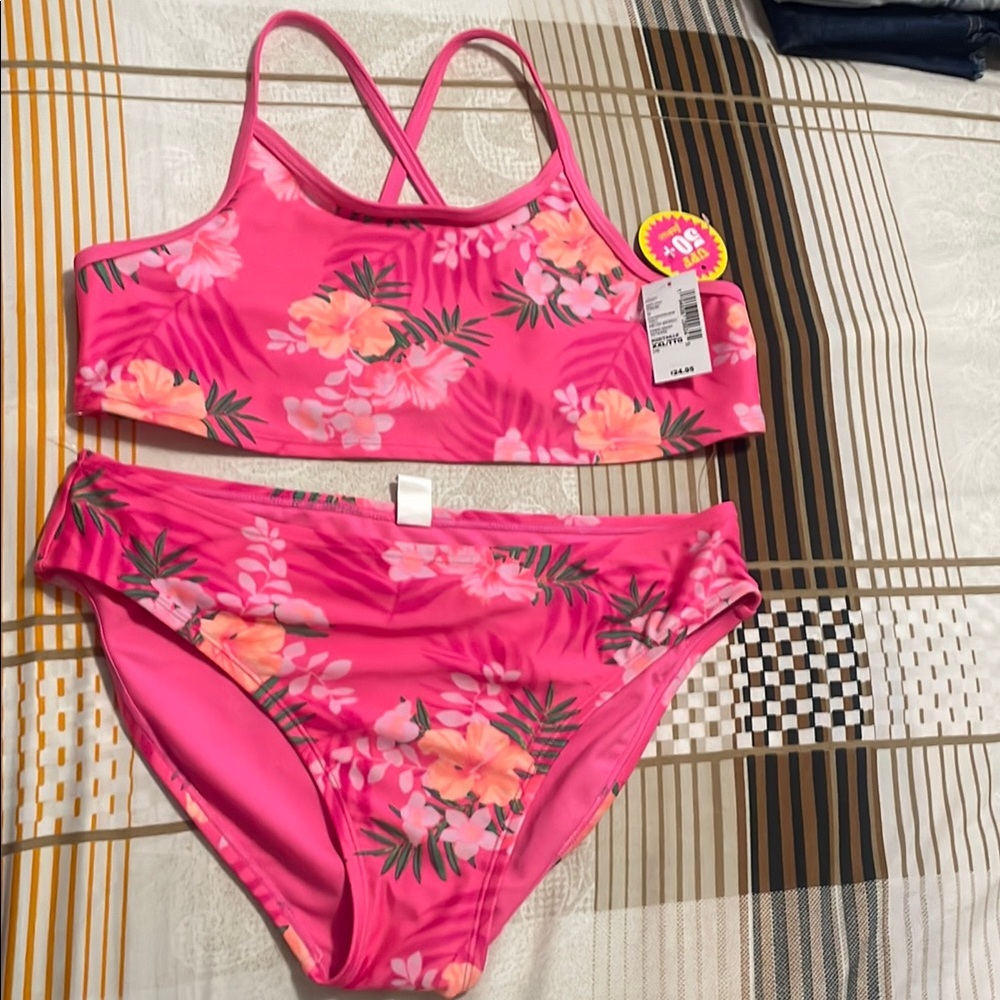 Pink Floral Bikini Set - Picture 3 of 3